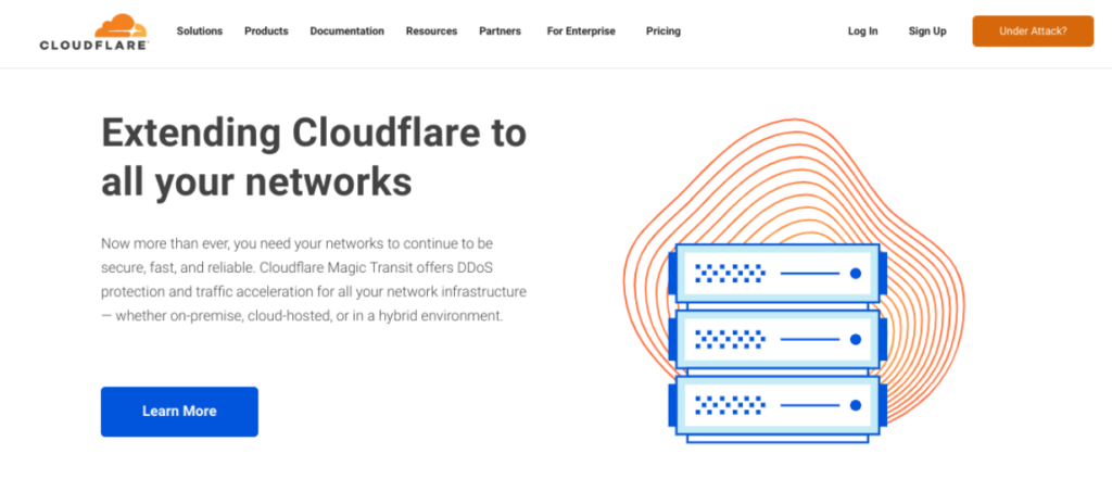Le CDN de Cloudflare.