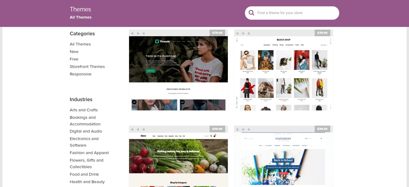 The WooCommerce Theme Store.