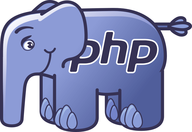 Le logo de l'éléphant de PHP.