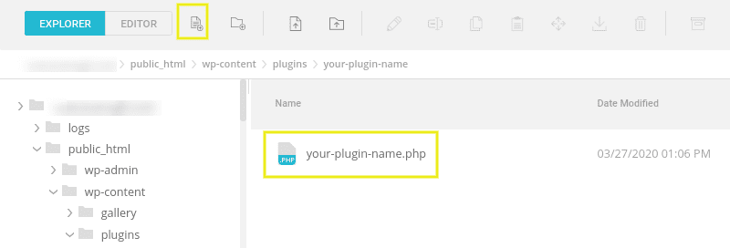 A plugin PHP file in the WordPress directory.